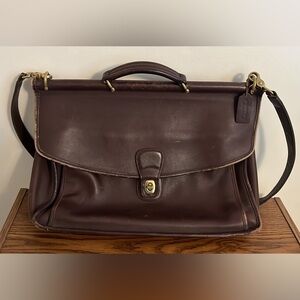 Coach briefcase bag